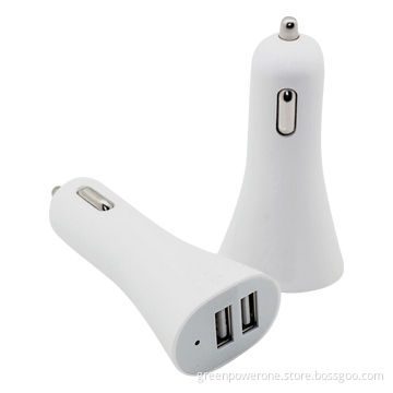 Universal 2 port 5V 3A, portable dual USB car charger for tablet PC & iPhone